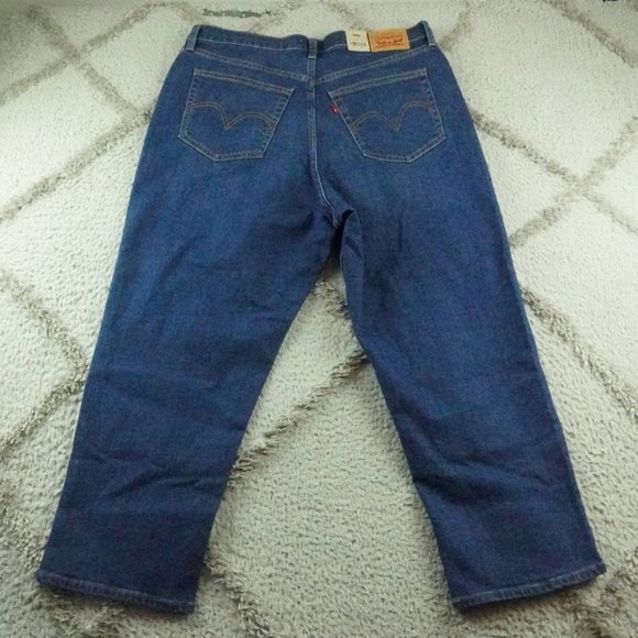 Levis Wedgie Straight Leg Jeans Womens 18 High Rise Button Fly Denim NEW NWT - Picture 11 of 12